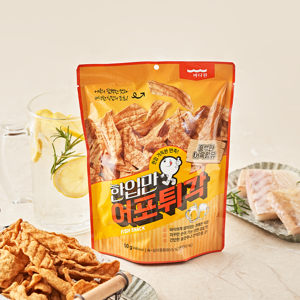 바다원 한입만 어포튀각  50g 대표이미지 섬네일