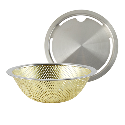 씨유순 구리의 힘으로 황동거름망(원형/중대형공용)+스테인리스 커버