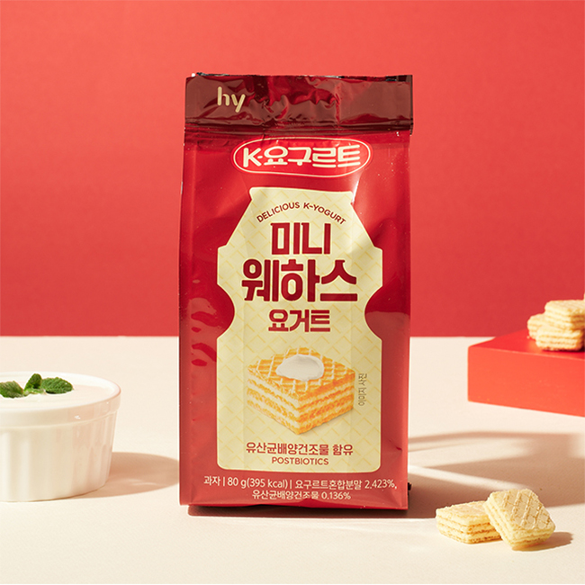 1+1 구성 한국야쿠르트 미니웨하스 80g(395 kcal) 요거트/얼그레이/그린티