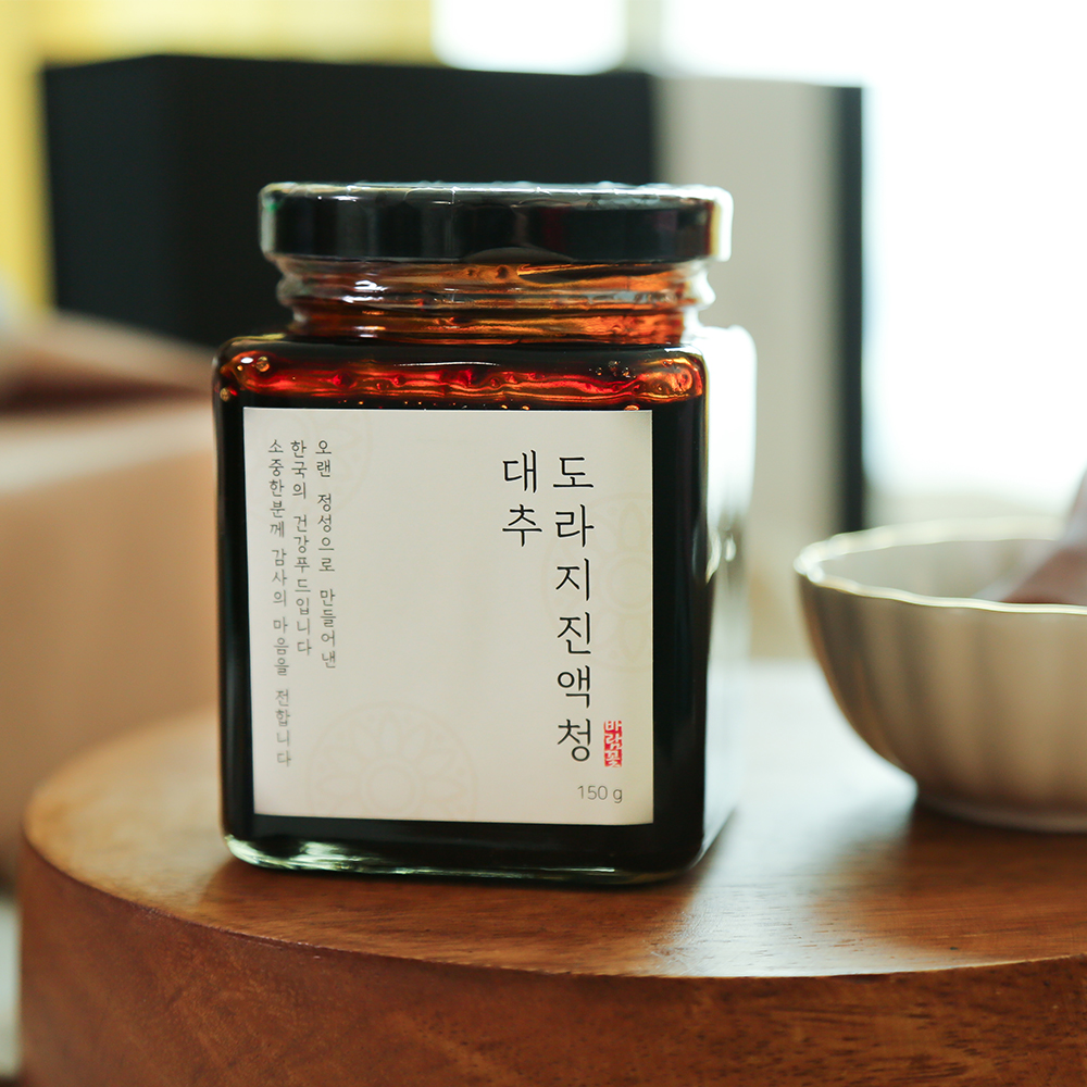 바람꽃 수제 대추도라지청/콩고물도라지정과/도라지정과
