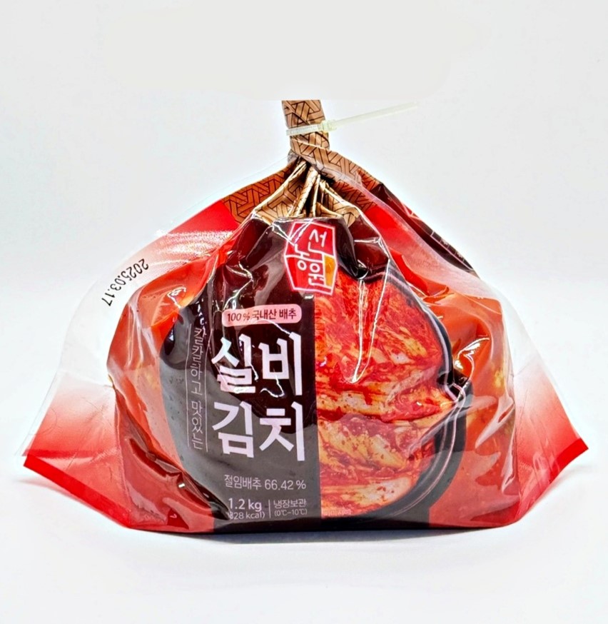 선농원 실비김치 1.2kg (100% 국내산 배추)