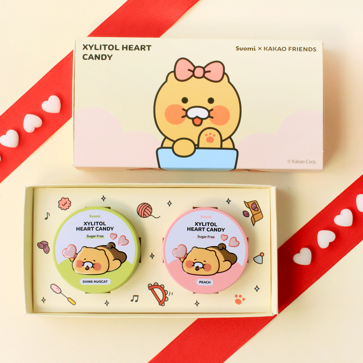 춘식이 자일리톨 사탕 선물세트 수오미 핀란드 무설탕 캔디