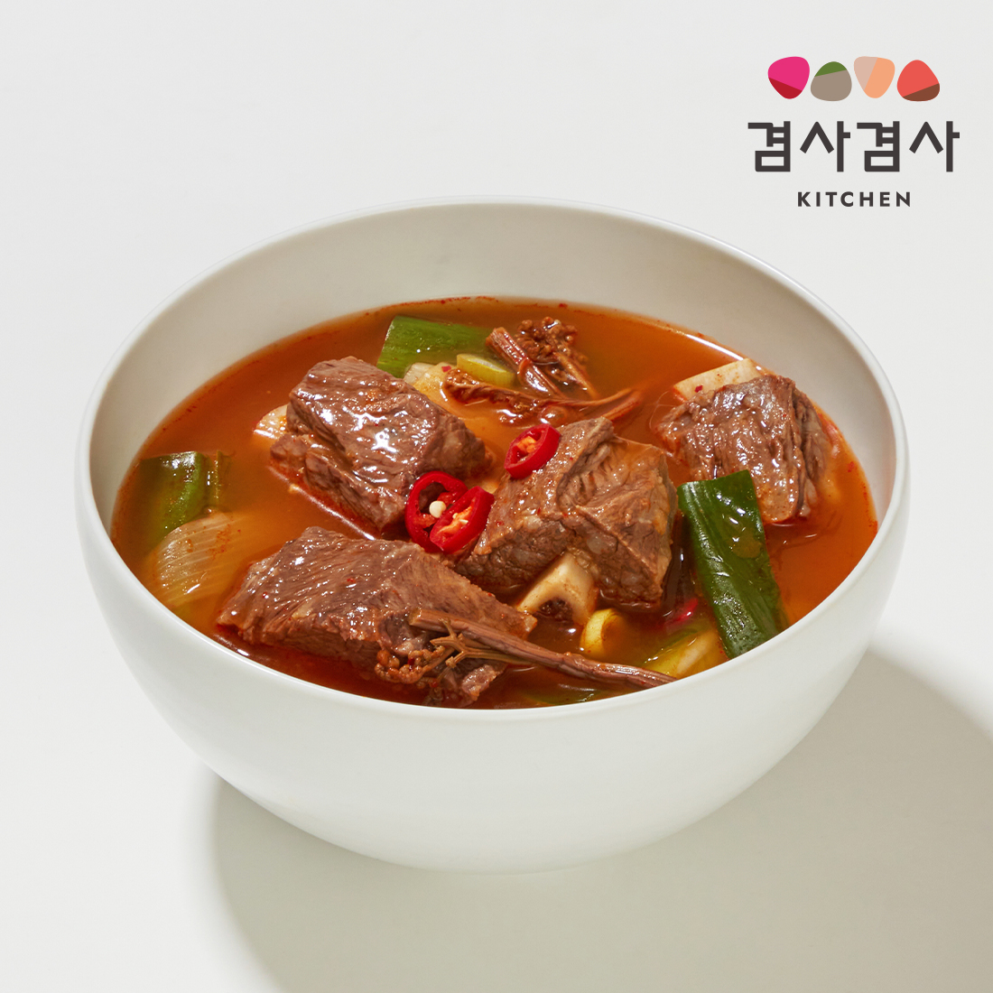 겸사겸사키친 파파 갈비 육개장 700g (1팩기준 160Kcal) 수량별 택1