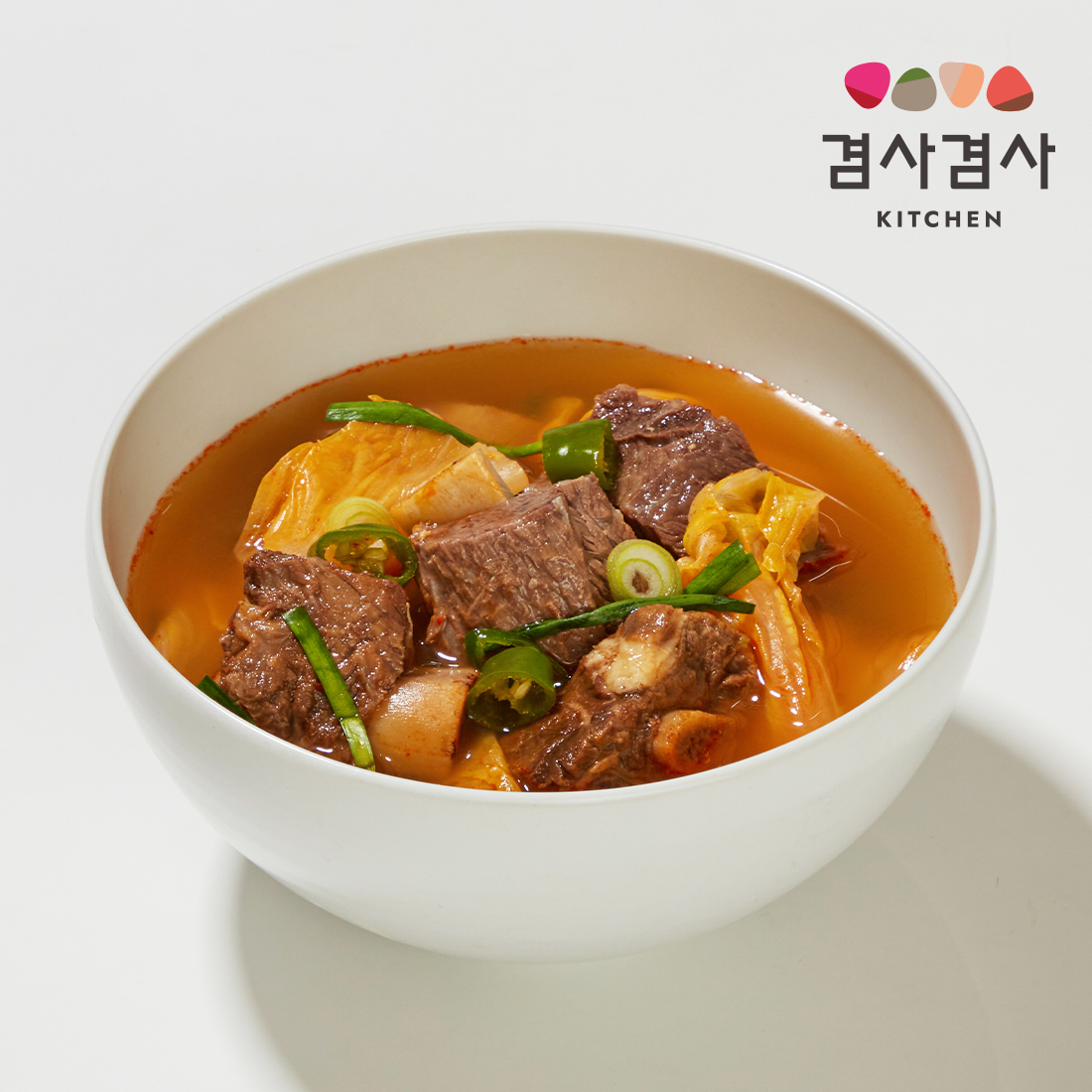 겸사겸사키친 추추 된장 갈비탕 700g (1팩기준 215Kcal) 수량별 택1