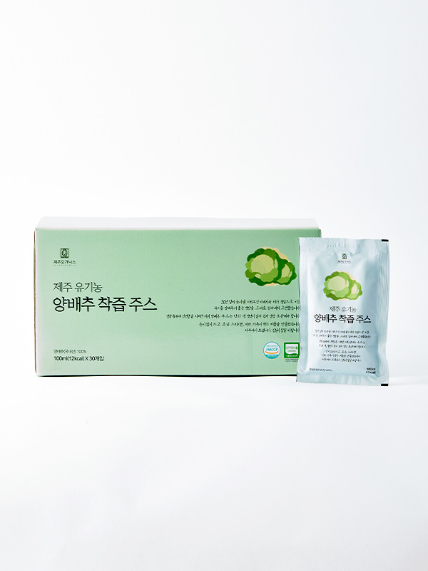 유기농 양배추즙 (100% NFC 생착즙 100ml*30포)