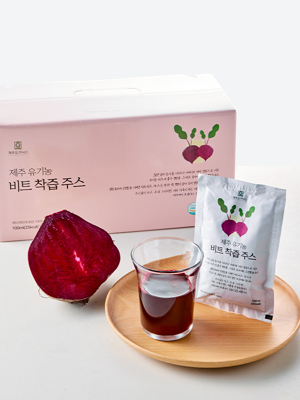 유기농 레드 비트즙 (100% NFC 생착즙 100ml*30포)