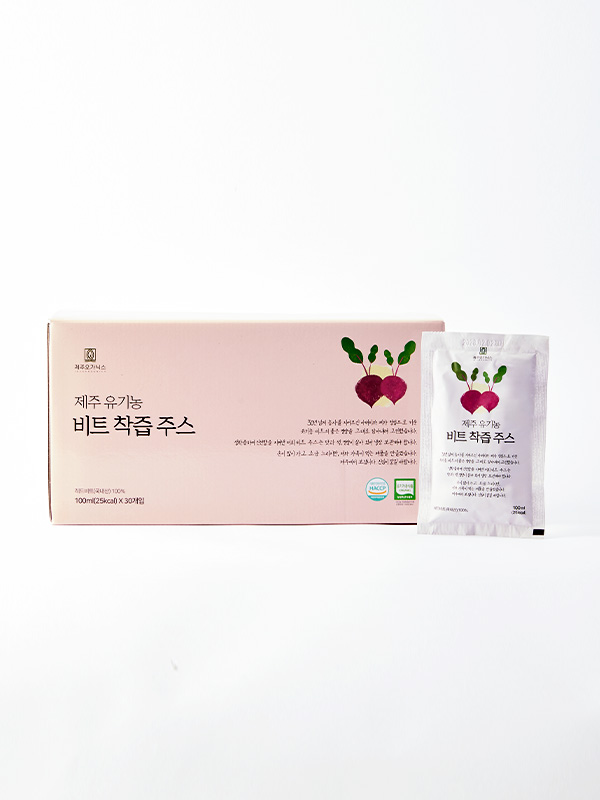 유기농 레드 비트즙 (100% NFC 생착즙 100ml*30포)