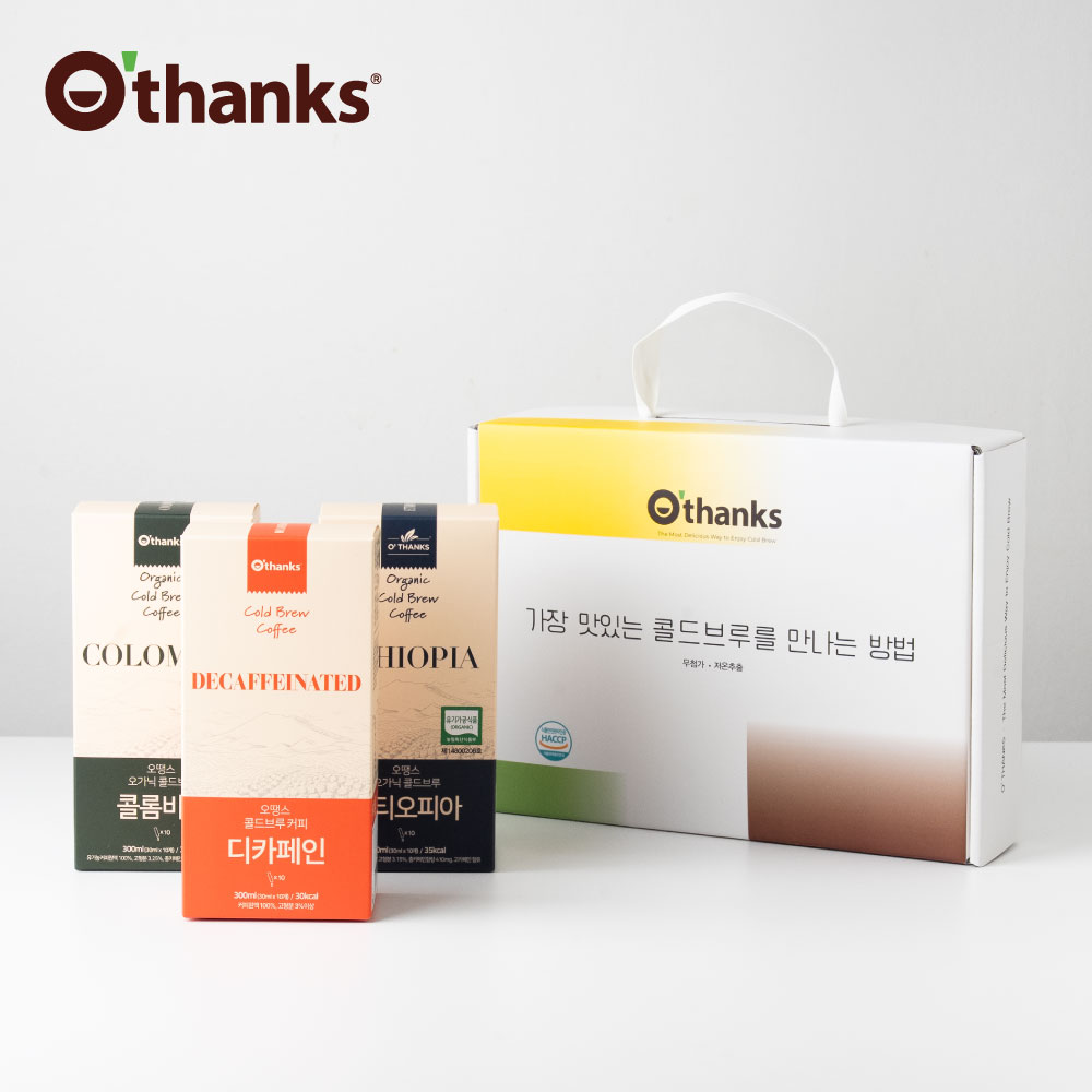[정기배송] 오땡스 오가닉 콜드브루 스틱 커피 300ml (30mlx10입)