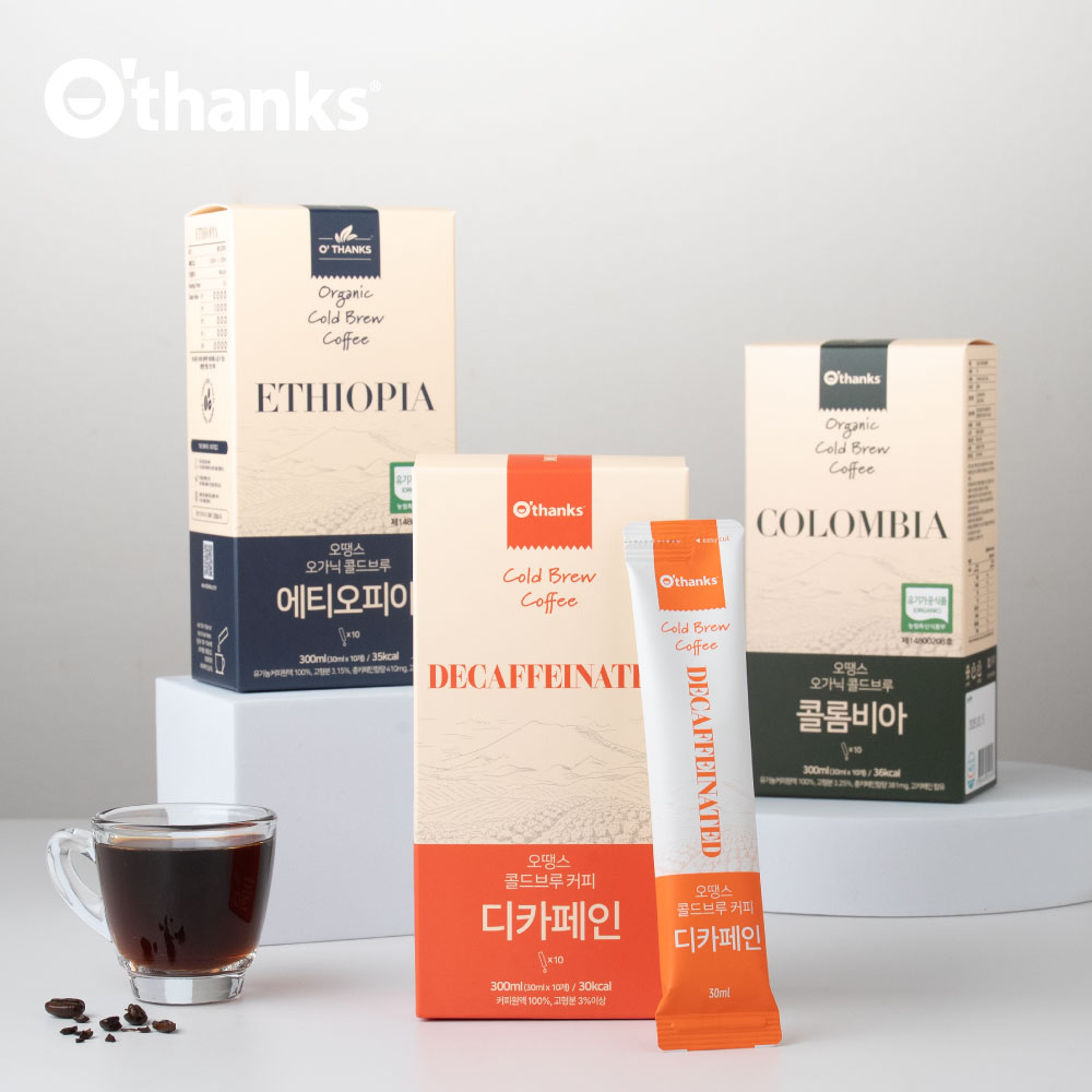[정기배송] 오땡스 오가닉 콜드브루 스틱 커피 300ml (30mlx10입)