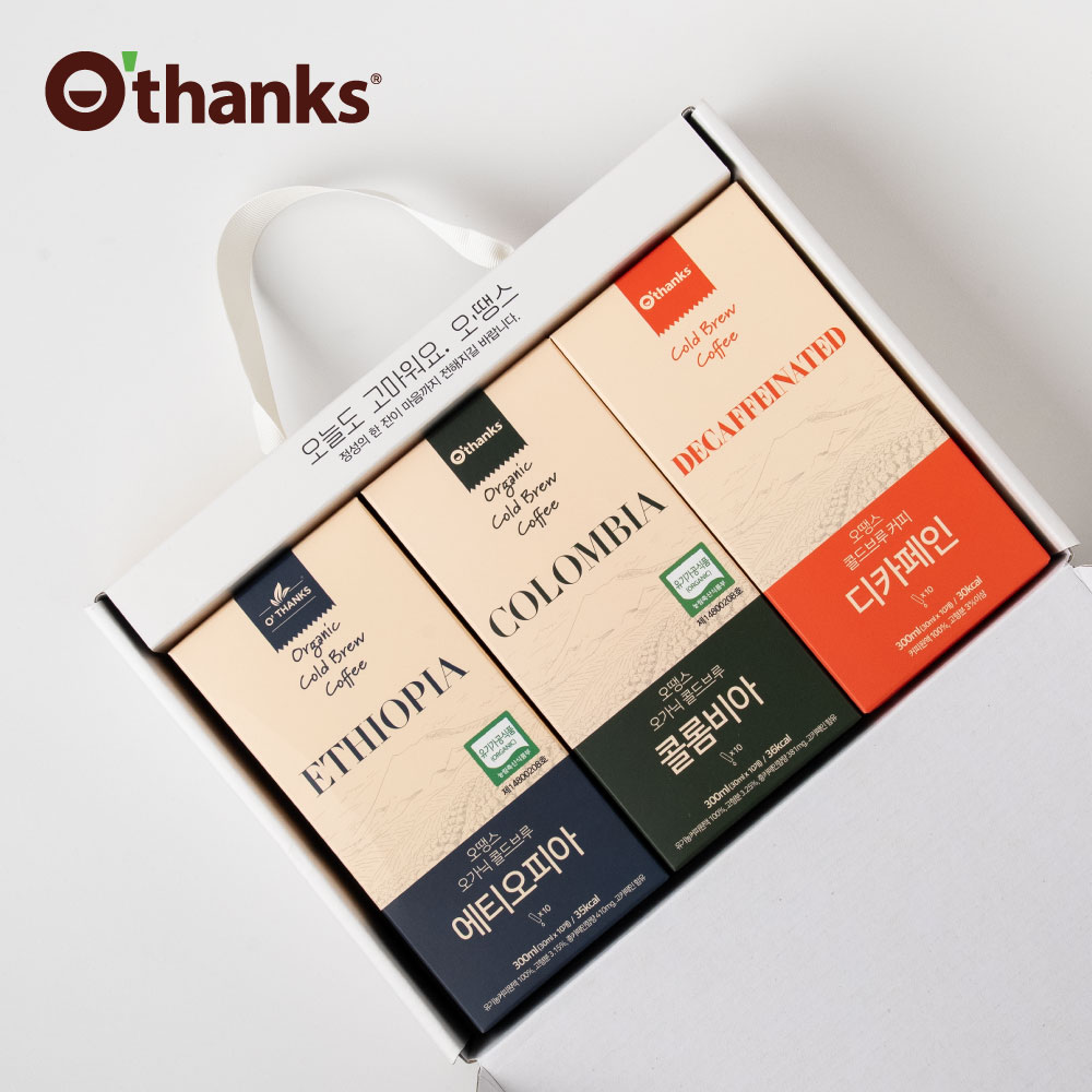 [정기배송] 오땡스 오가닉 콜드브루 스틱 커피 300ml (30mlx10입)