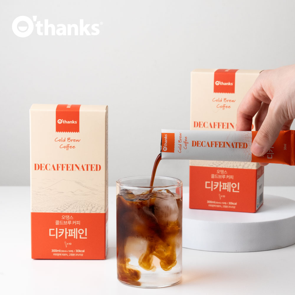 [정기배송] 오땡스 오가닉 콜드브루 스틱 커피 300ml (30mlx10입)
