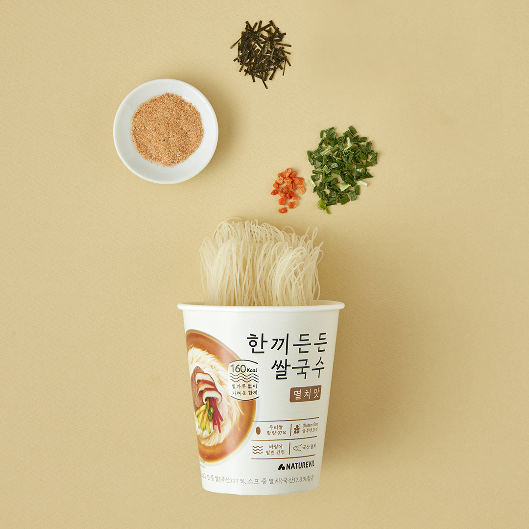 한끼든든 쌀국수 멸치맛 소컵 (48gX15입)