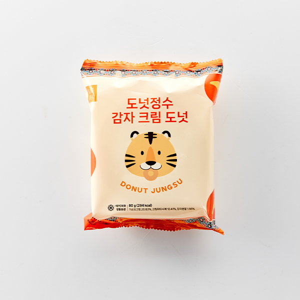 도넛정수 감자 크림 도넛 (80g)