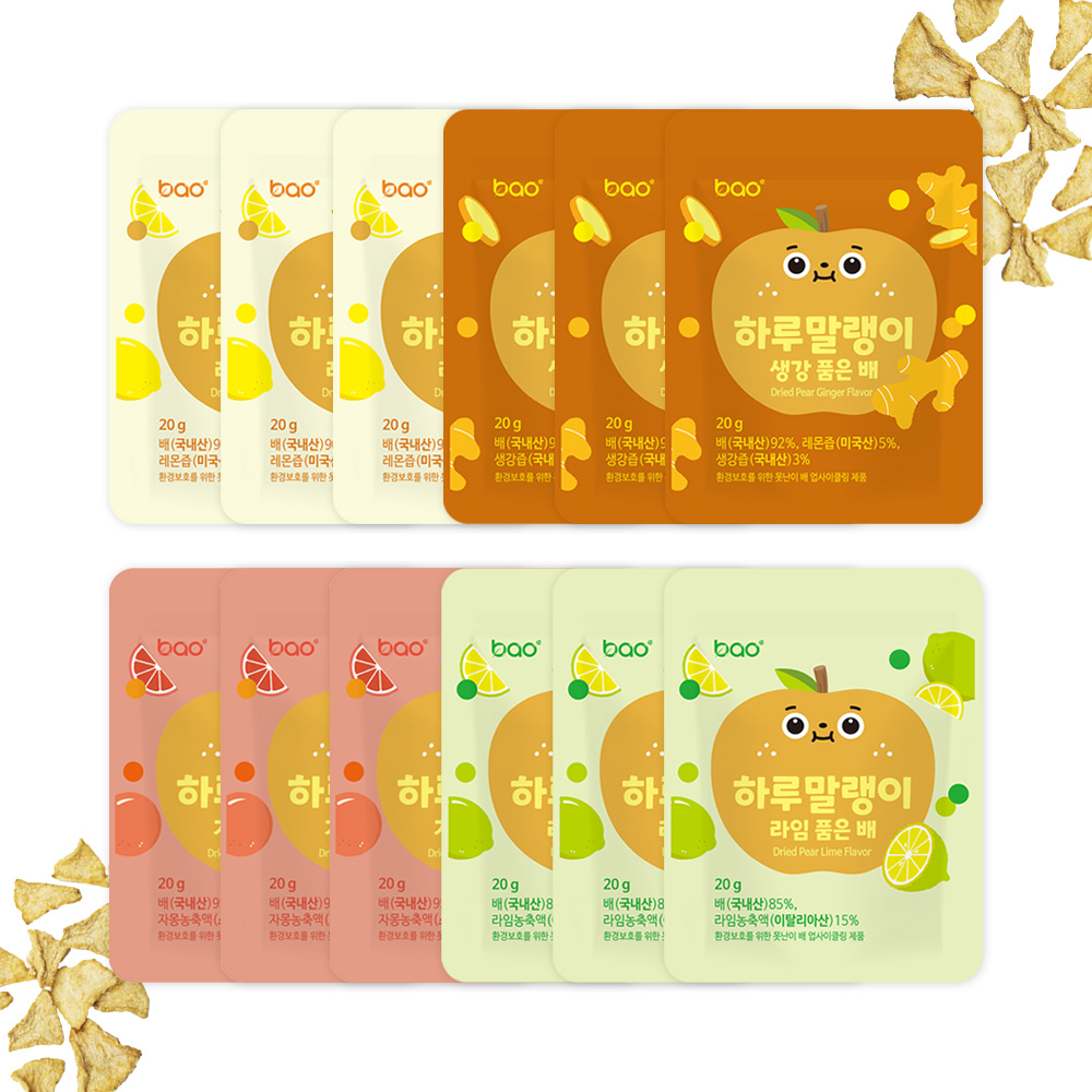 새콤달콤 배말랭이 하루말랭이 4종 세트
