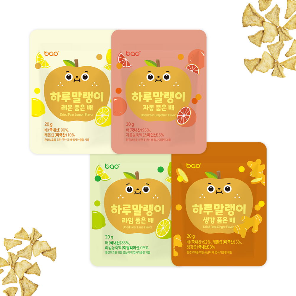 새콤달콤 배말랭이 하루말랭이 4종 세트