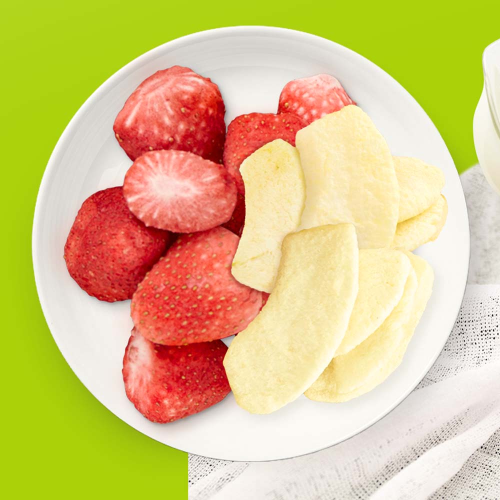 퓨어잇 올데이 동결건조 과일칩 사과딸기칩 5봉세트 과일100%