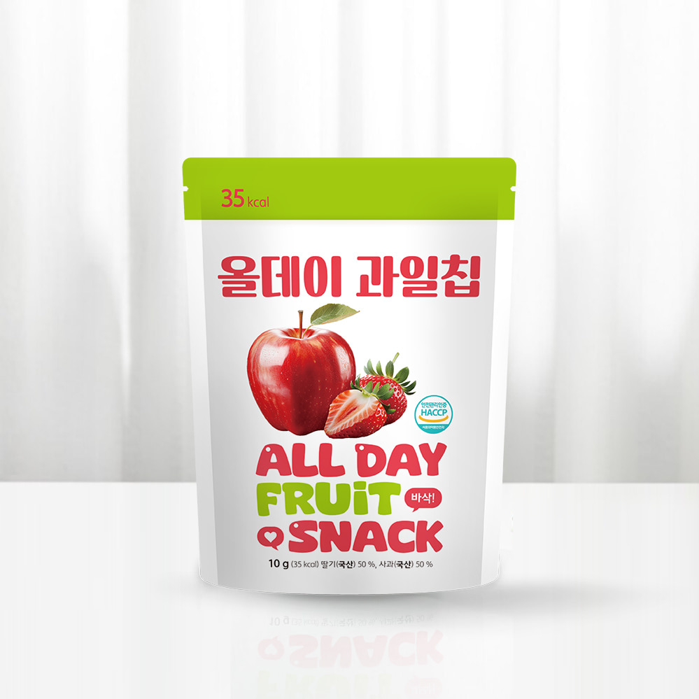 퓨어잇 올데이 동결건조 과일칩 사과딸기칩 과일100% 대표이미지 섬네일
