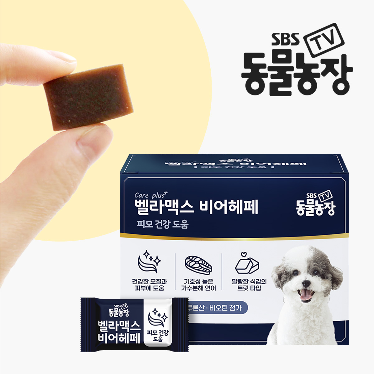 SBS TV 동물농장 비어헤페 강아지 피부 영양제