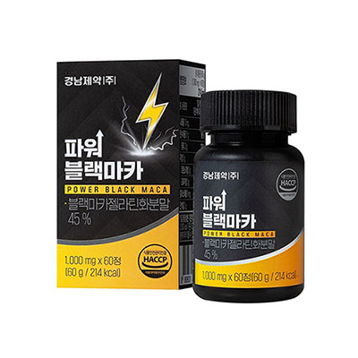 경남제약 파워 블랙 마카 1000mg x 60정 대표이미지 섬네일