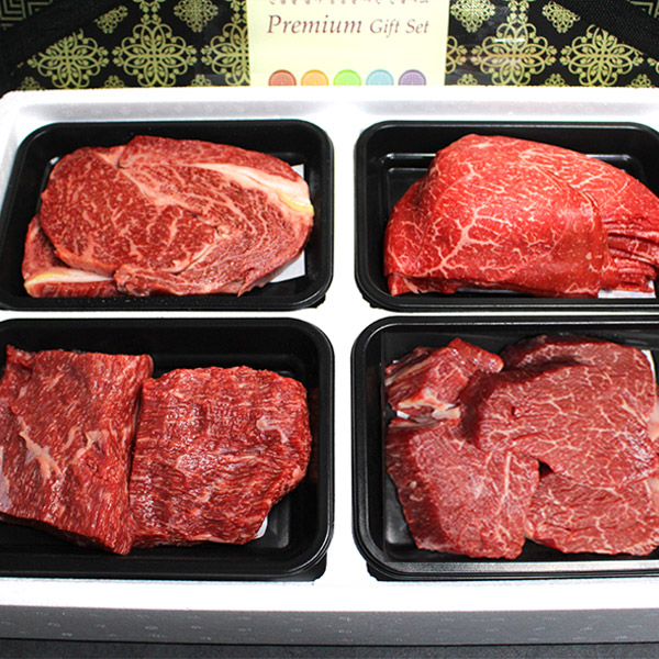 [한성가횡성한우]정품 횡성한우 투뿔등급 명작세트 14호 800g(등심 200g,안심 200g,불고기용 200g,국거리용 200g)