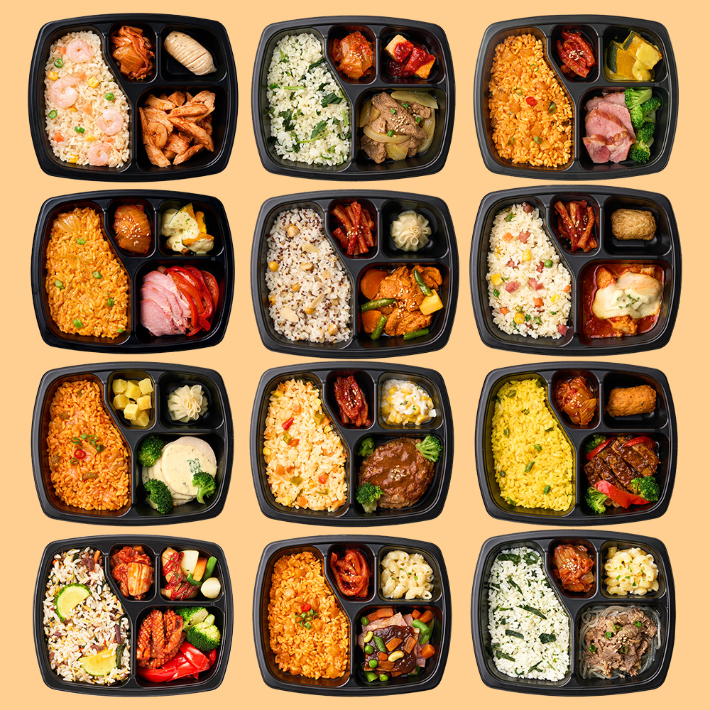 굿스푼 다이어트도시락 24종 12팩/24팩 맛있는 밥 반찬 세트 점심대용 2주 간편 식단