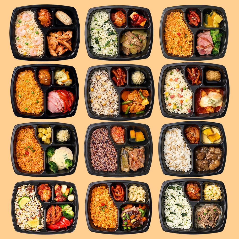 굿스푼 다이어트도시락 24종 12팩/24팩 맛있는 밥 반찬 세트 점심대용 2주 간편 식단