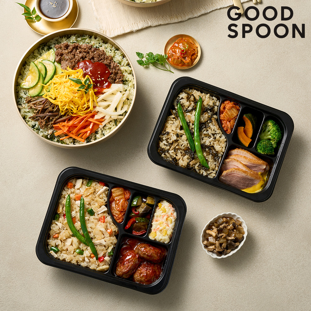 굿스푼 저당 당뇨도시락 식단 6종 6팩 솥밥 임당 영양식사 배달 맛있는 밥 반찬 한끼