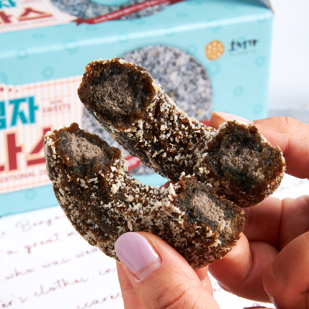 호정가 흑임자도나스 (16개입) / 고소한 풍미의 달콤 촉촉한 옛날과자