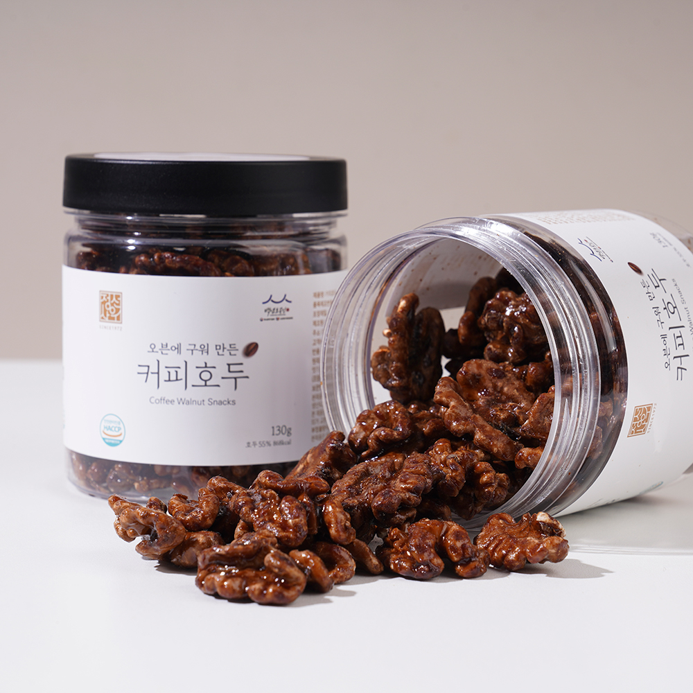 은은한 커피향의 수제 호두정과 130g