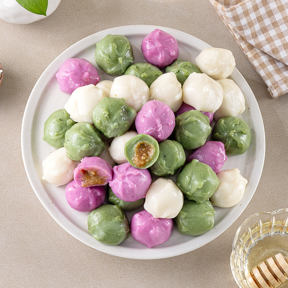 [귀정떡방] 영양 간식 떡 3종 1.5kg 세트 / 꿀떡+바람떡+앙금절편