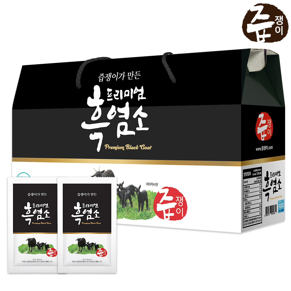 즙쟁이 프리미엄 흑염소 진액 1박스 30포