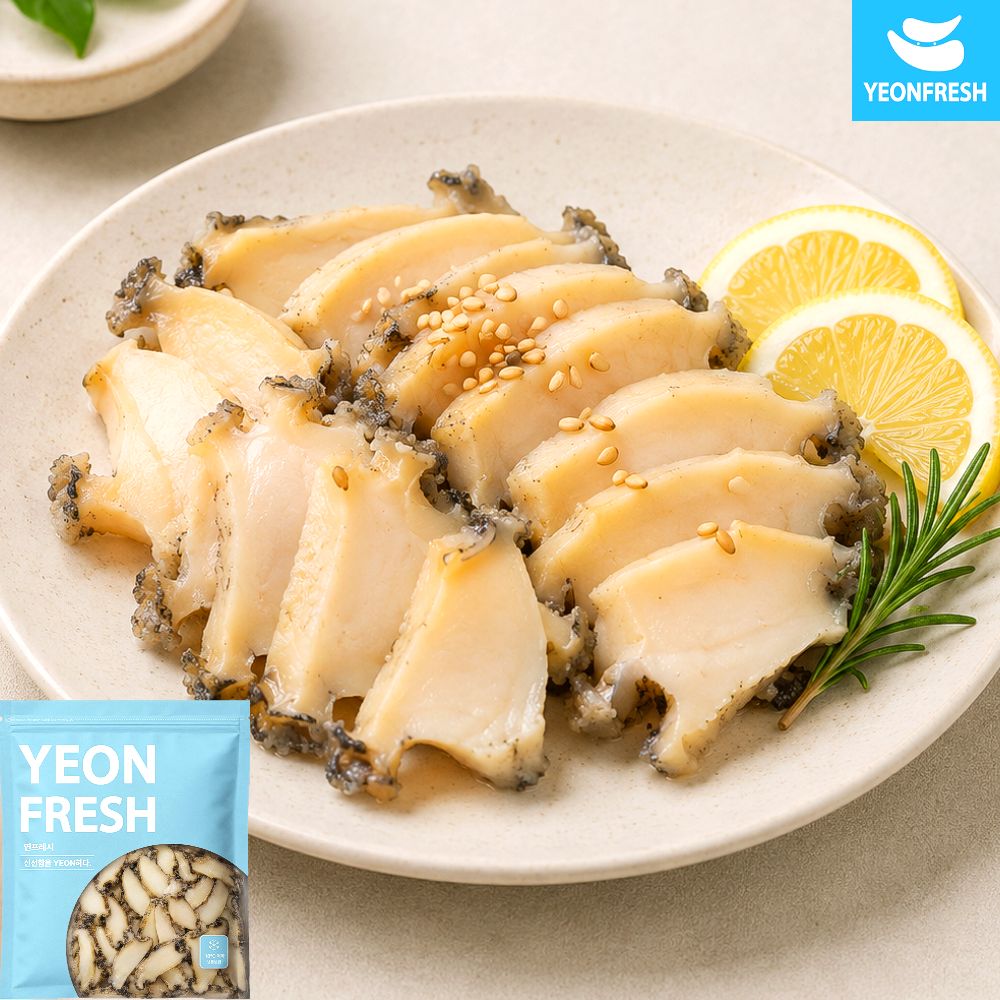 [손질전복 모음전] 깐,찐/통,슬라이스 선택가능(3팩) 무료배송 대표이미지 섬네일