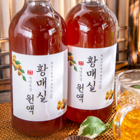 황매실 매실청 매실 엑기스 원액 황매실청 홍매실청  1000ml