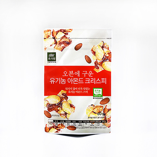 오븐에 구운 유기농 아몬드 크리스피 60g 대표이미지 섬네일