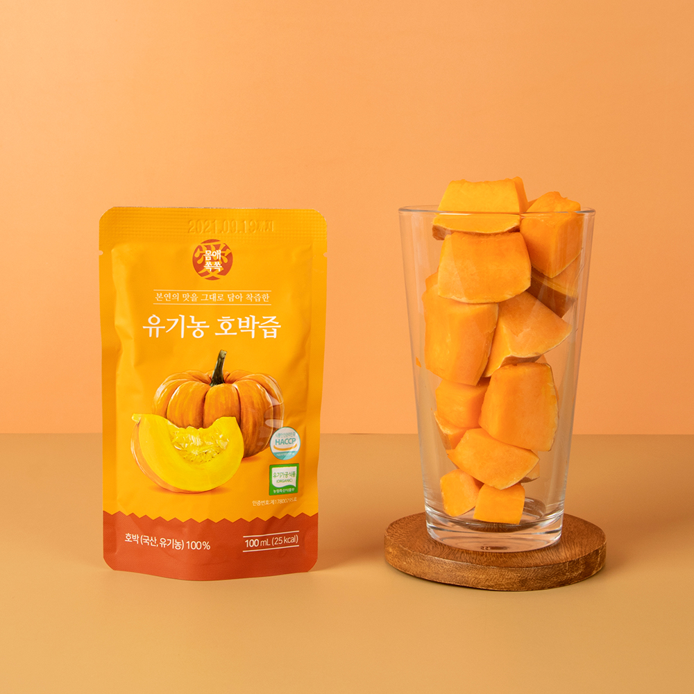 몸애쏙쏙 유기농 호박즙 30포 1박스