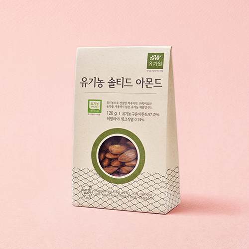유기농 솔티드 아몬드 120g 대표이미지 섬네일