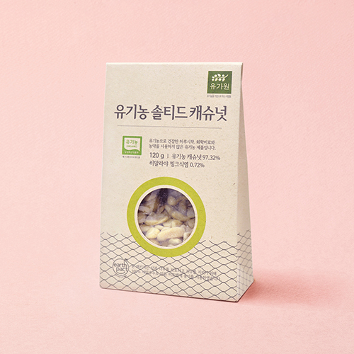 유기농 솔티드 캐슈넛 120g 대표이미지 섬네일