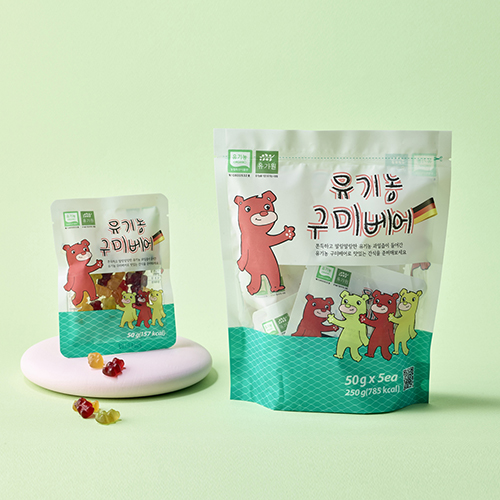 유기농 구미베어 젤리 250g (50gx5ea) 대표이미지 섬네일