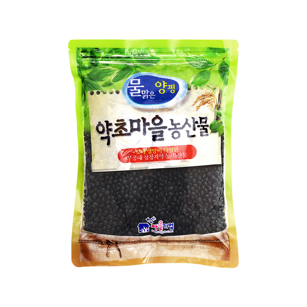 국산 검정콩나물콩 쥐눈이콩 약콩 서목태 콩나물키우기(2024년산/600g) 대표이미지 섬네일