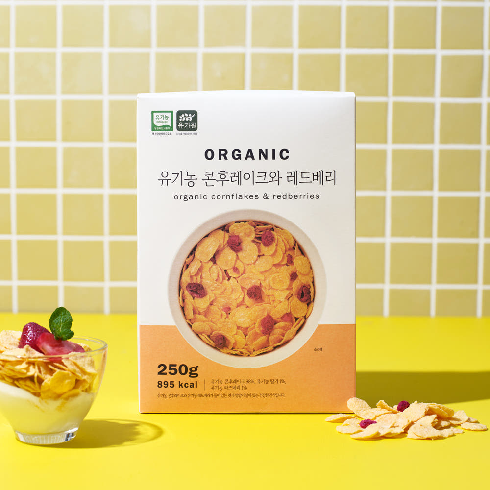 유기농 콘후레이크와 레드베리 250g