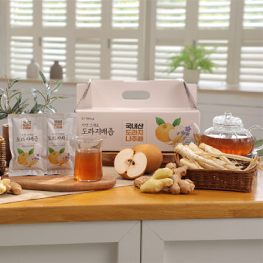 (도라지 10%) 자연그대로 도라지배즙 100ml x 30팩