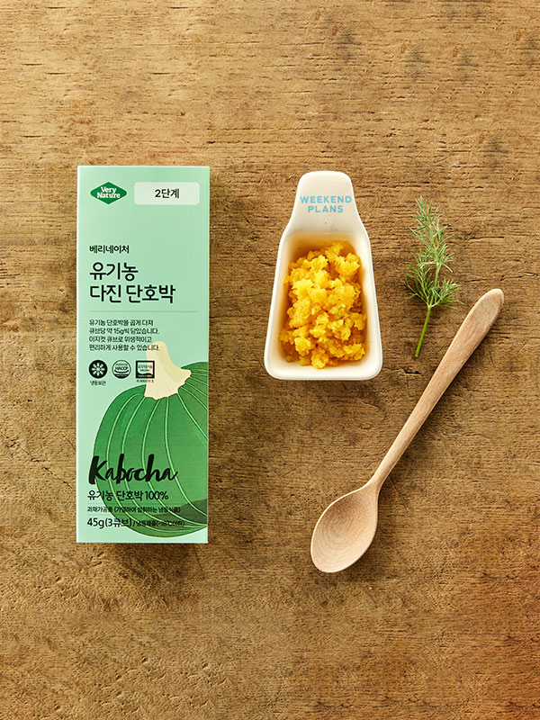 유기농 토핑 야채큐브 다진 단호박 45g
