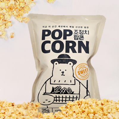 조정치팝콘 친환경 무농약 팝콘25g 1봉지 대표이미지 섬네일
