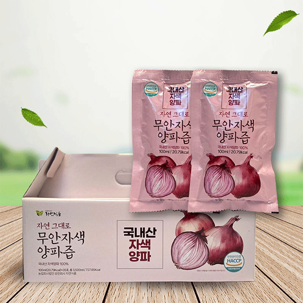 자연그대로 무안 자색양파즙 100ml x 35팩/70팩