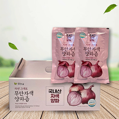 자연그대로 무안 자색양파즙 100ml x 35팩/70팩 대표이미지 섬네일