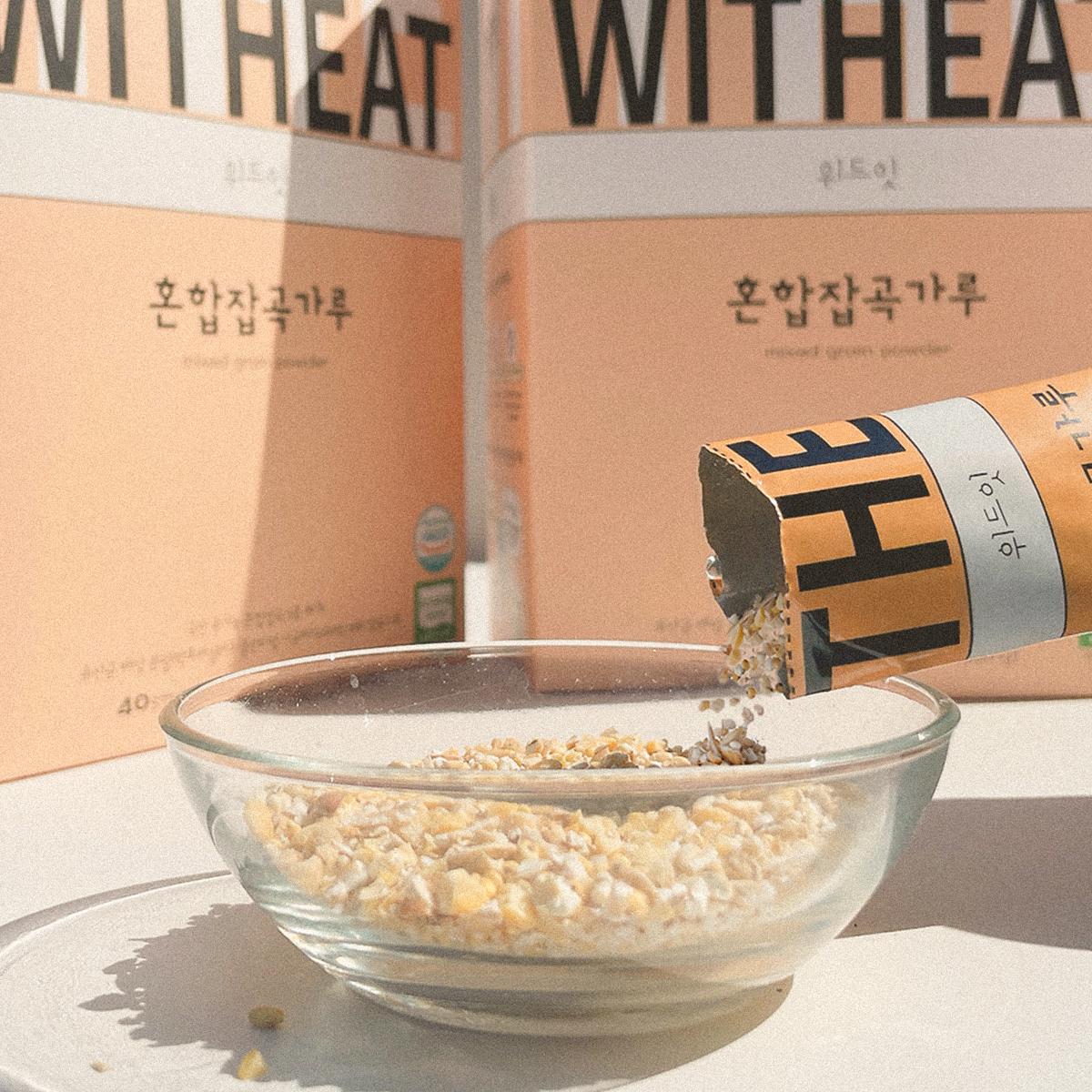 위드잇 불리지 않는 유기농 혼합잡곡가루 8g X 40개입