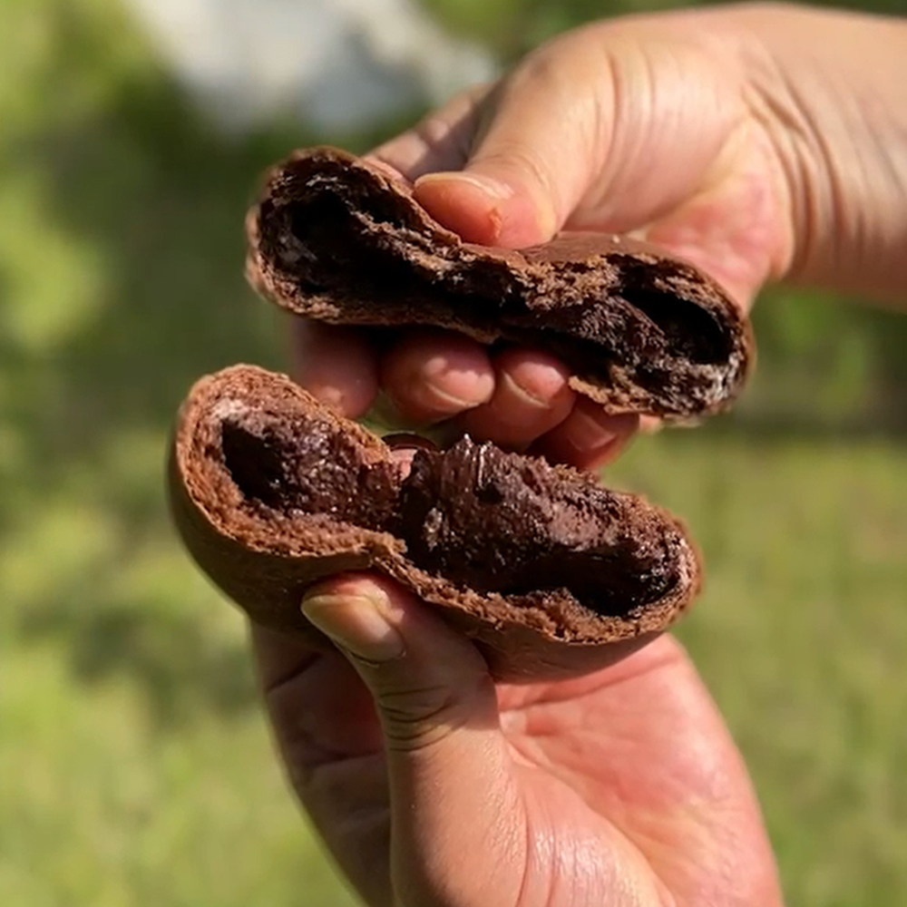 선수빵 쌀과 두유로 만든 속편한 무방부제 비건 당충전 초코 가나슈빵 110g x 5 선물포장 대표이미지 섬네일