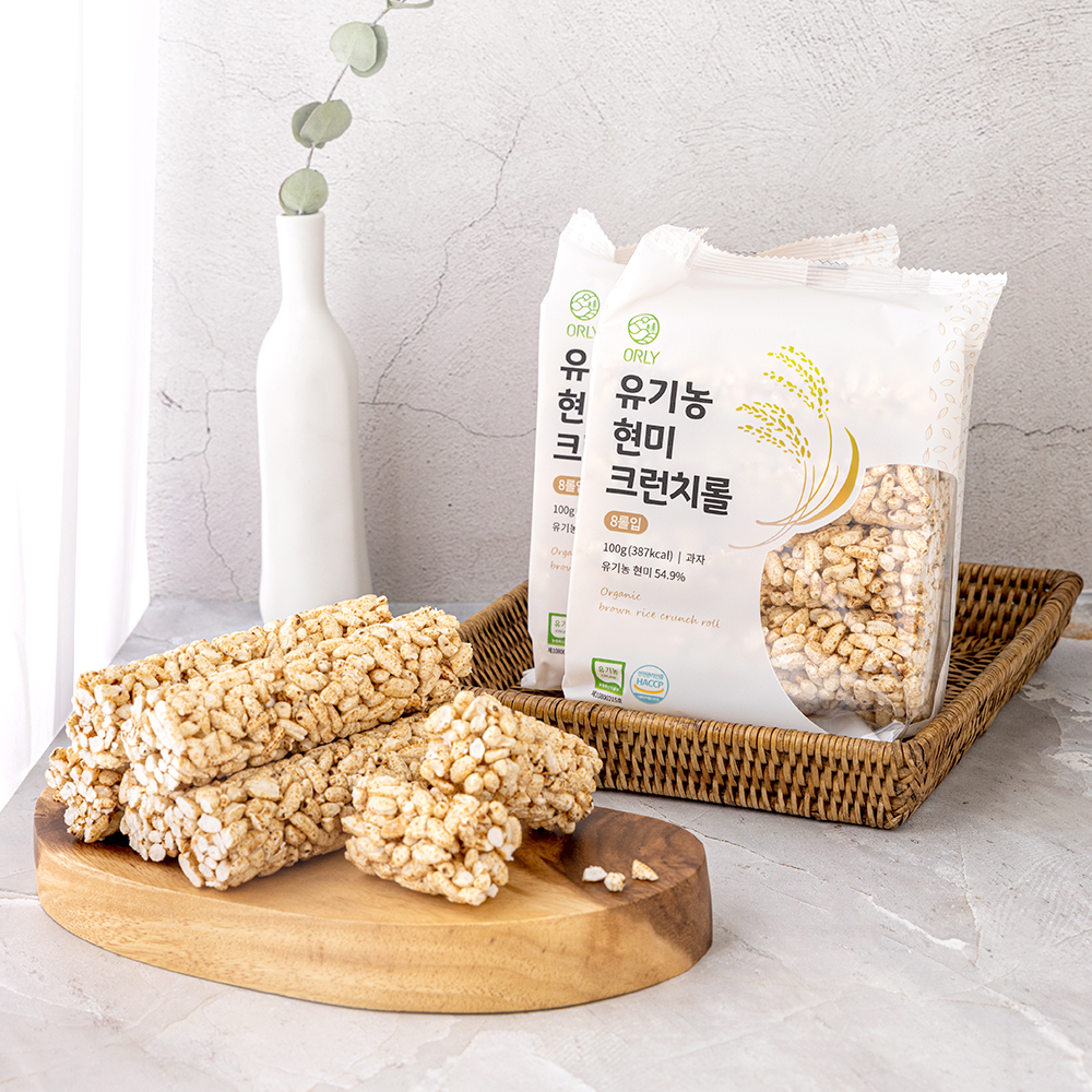 올리 유기농 현미 크런치롤 100g 대표이미지 섬네일
