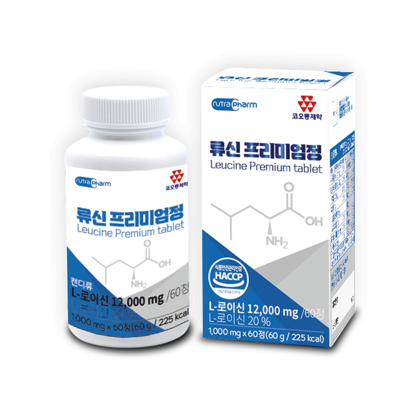 코오롱 제약 뉴트라팜 류신 프리미엄정 1000 mg x 60정