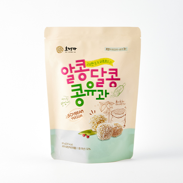 호정가 알콩달콩 우리콩 유과 (60g)